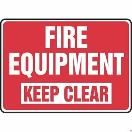 FIRE SAFETY SIGN 10 X 14 MFXG923XL